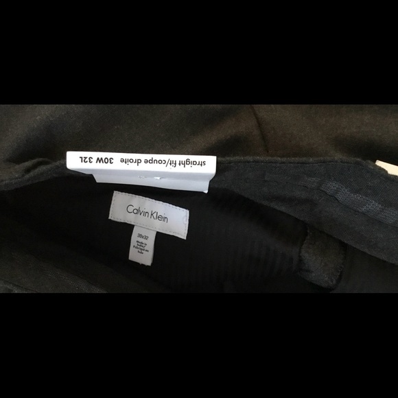 CALVIN KLEIN charcoal grey dress pants. NWT! - Picture 10 of 10